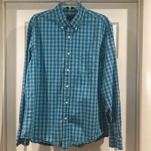 J Crew Men’s Long sleeve button down polo